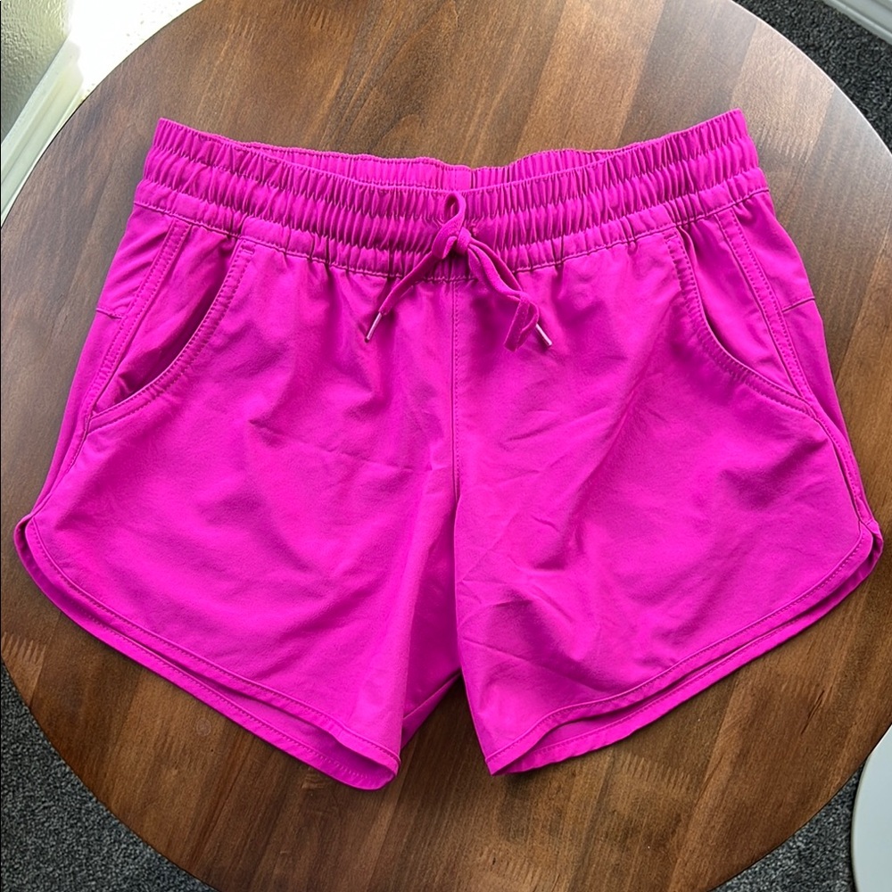 Women's Pink Casual Shorts